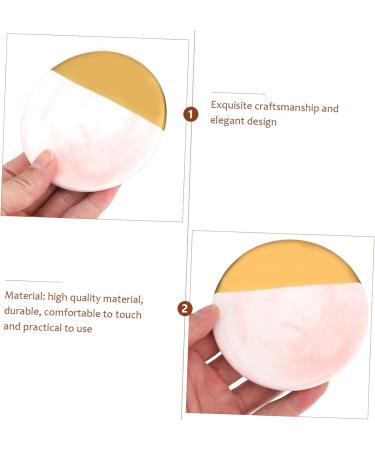  STOBOK STOBOK Makeup Palette Marble Palette with Gold Trim Jewelry Storage Tray Nail Art Holder Plate - Buy Online on GoSupps.com