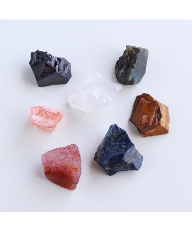 Natural Rock Amethyst Raw Crystal Rough Stone Specimen Collection Lrregular Quartz Natural Luster (Color : Orange Rock Size : 20-30g) 20-30g Orange Rock - Buy Online on GoSupps.com