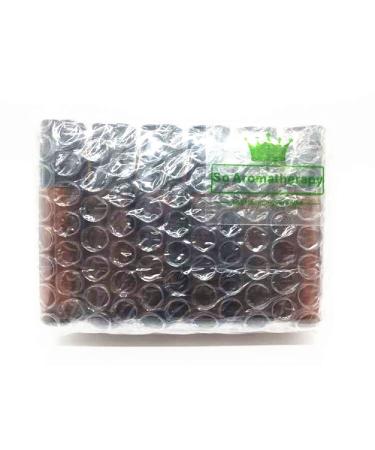 Empty Roll On Glass Bottles - 10ml Refillable Stainless Steel Roller Ball for Essential Oils | 6 Pack - International Shipping Available - Buy Online on GoSupps.com