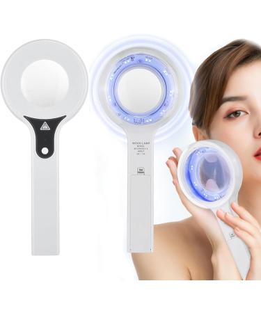 Portable Woods Lamp Skin Analyzer 2 Gear Handheld Facial Magnifying AnalyzerSkin Detector for Esthetician/Skin Testing Visual Lens Magnification: 3 Time - Buy Online on GoSupps.com