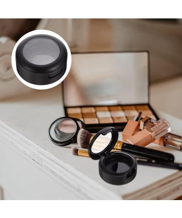8Pcs Round Makeup Eyeshadow Case - Black DIY Travel Eye Shadow Storage Boxes for Women - 26mm Replacement Containers - Buy Online on GoSupps.com