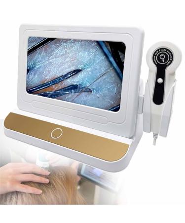 Hair Analyzer for Skin Diagnosis, 10 Inch LCD Screen Digital Skin Detector, Skin Analysis Machine, Skin Pigment Tester for Skin Diagnosis and Treatment