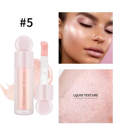 Shimmering Liquid Highlighter with Face Brush - Long Lasting Waterproof Illuminator - 10.00 ml (Pack of 1) - Buy Online on GoSupps.com