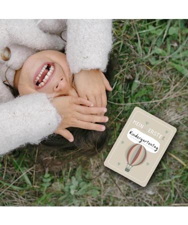 Life Compass Milestone Cards - 55 Magical Monthly Maps & Wooden Card Stand | Perfect Baby Shower Gift with Beautiful Packaging - Buy Online on GoSupps.com