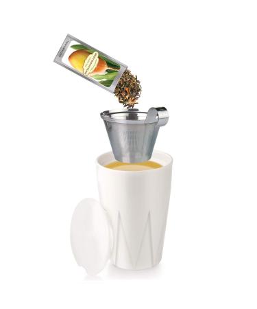 Tea Forte Assorted Tea Gift Set - 28 Loose Leaf Teas in Single Steeps Tea Chest - Classic Flavored Assortment - Buy Online on GoSupps.com