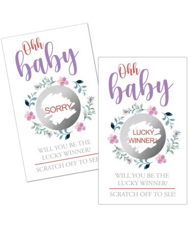 Haizct 50 Pack Blank Gift Certificate Scratch Off Cards - Ideal for Small Businesses, Spas, Salons, and Events - Purple Flowers Design - Buy Online on GoSupps.com