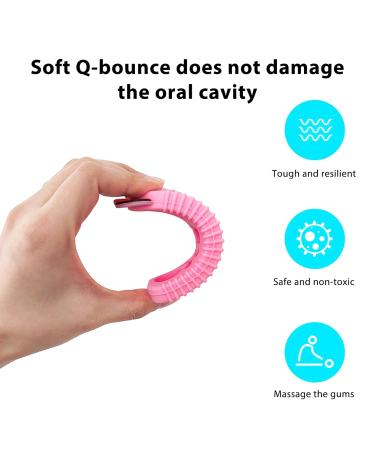 Tylyworth Remote-Controlled Silicone Bite Rings for Babies | Chewable Pedagogical Toys with Cartoon Dog - Pink | Ideal for 3 Months+ - Buy Online on GoSupps.com