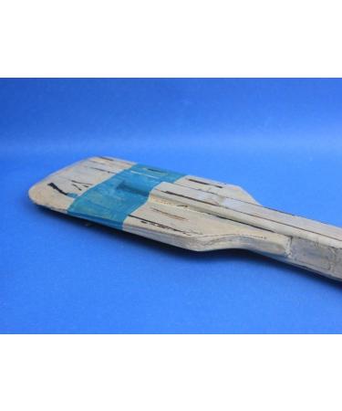Hampton Nautical Light Blue Oar 24 Herring Cove Squared w/Hooks - Wooden Rowing Decorative Oar - Buy Online on GoSupps.com