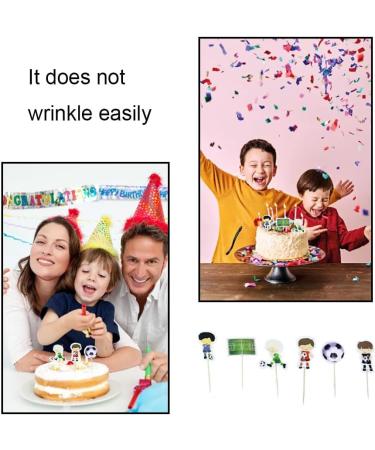 MAXIAOHANing 24 Pack Soccer Birthday Decorations Boy Cake Topper Picks Easy to Use Picks for Baby Shower Birthday Party Cake Decorations Supplies - Buy Online on GoSupps.com