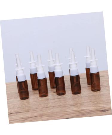 Minkissy 15pcs Travel Nasal Spray Bottles Set - Empty Amber Glass & Plastic Mini Spray Bottles for Detergent - Pump Bottles, Small Vials for Easy Travel - Buy Online on GoSupps.com