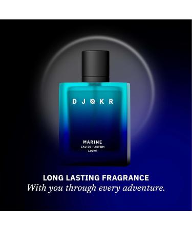 Dj okr Marine Perfume For Men 100 ml | Eau De Parfum | Premium Luxury Long Lasting Fragrance Spray - Buy Online on GoSupps.com