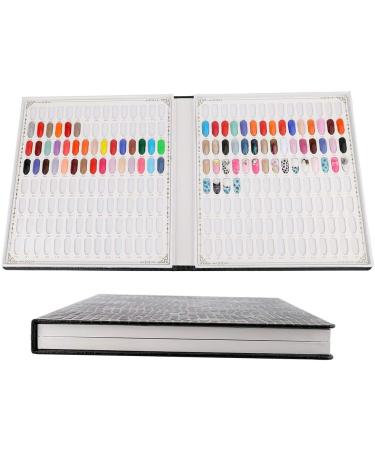 Staccatory 216 Colours Nail Tips Display Book DIY Nail Art Shows Colour Map Chart Painting Display Board White - Buy Online on GoSupps.com