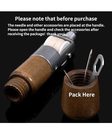 WUTA Professional Leather Stitch Awl Tool Kit for Shoes, Bags, Belts - Repair Lock Stitch Set with Speedy Stitcher Tool (4 Thread Colors) - Buy Online on GoSupps.com