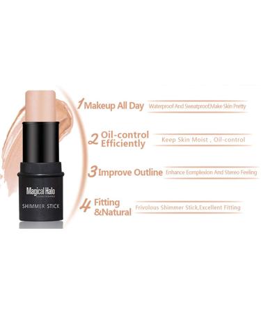 FantasyDay Illuminator Highlighter Stick Pearl Shimmer Whitening Cream, Contouring Foundation, Concealer Pen - Buy Online on GoSupps.com
