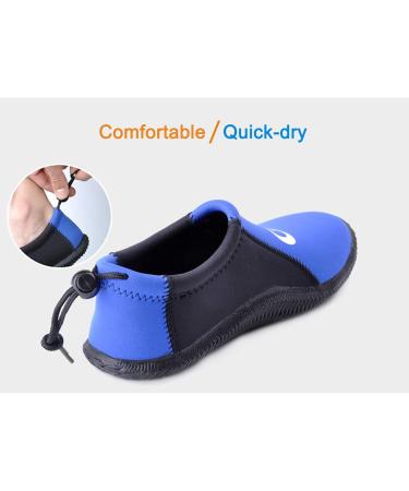 Dive Boots Neoprene Wetsuit Booties 3MM Grey - Men/Women 5/6 | Quick-Dry Anti-Slip Water Sports Boots for Scuba Diving, Surfing, Fishing, Kayaking - Buy Online on GoSupps.com