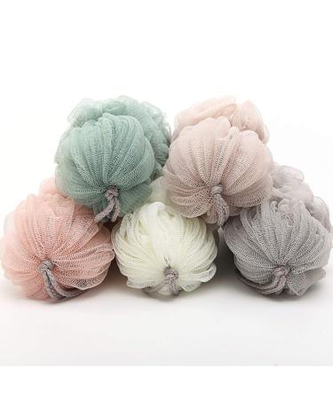 DIABO 2 Pack Long Bath Loofahs - Exfoliating Bath Sponge Shower Pouf with Rope Handles - Grey - Buy Online on GoSupps.com