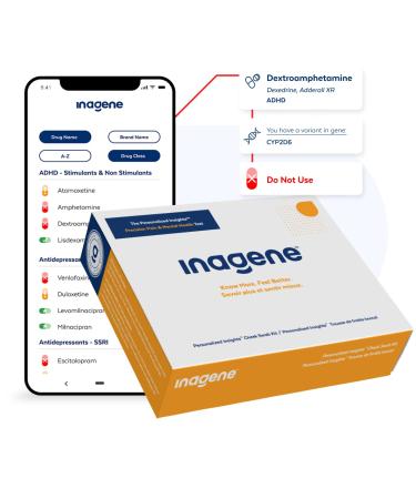 Personalized Insights Pain and Mental Health Drug-Gene Compatibility Test | Find out which medications are predicted to work best for you | DNA test