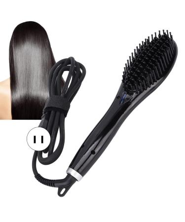 Buy Portable Hair Straightening Comb - Frizz Smoothing Negative Ion Brush for Women | US Plug | International Shipping - Buy Online on GoSupps.com