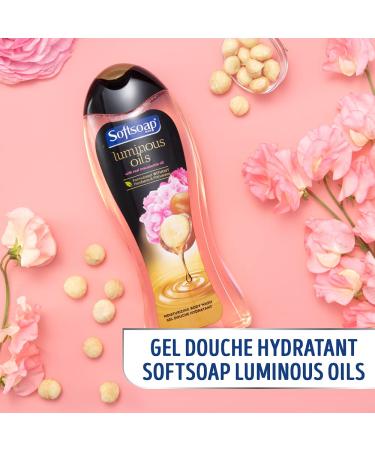 Softsoap Luminous Oils Macadamia & Peony Body Wash - 20 fl oz - Buy Online on GoSupps.com