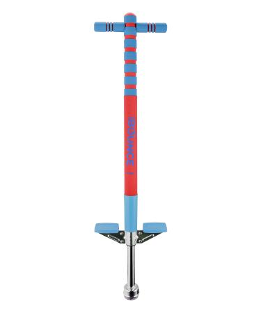 New Bounce Pogo Stick for Kids - Pogo Sticks, 40 to 80 Lbs - Sport Edition, Quality, Easy Grip, PogoStick for Hours of Wholesome Fun Blue & Red
