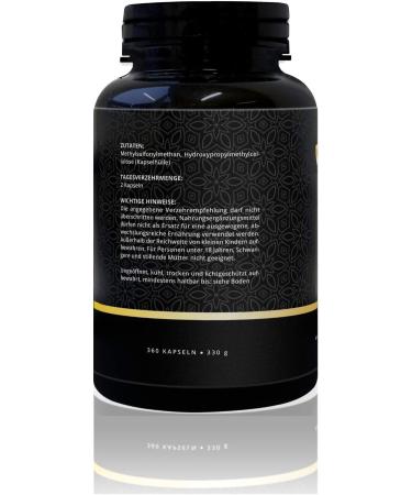 Purmeo MSM Capsules - 1600 mg Methylsulfonylmethane | 360 Vegan Capsules | High Dose Laboratory Tested Made in Germany - Buy Online on GoSupps.com