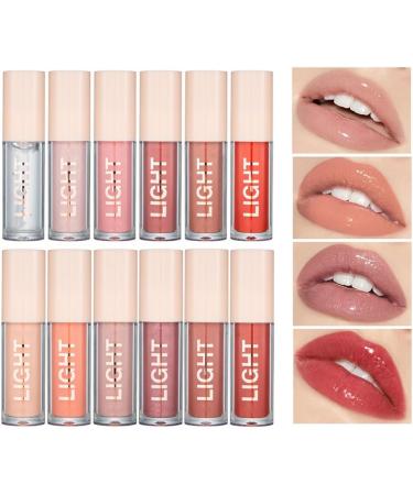  HADAVAKA Glitter Liquid Lipstick Set Hydrating Lip Long Lasting Tinted Lips Balm Hydrating Lipstick Liquid Prevents Dry Cracked High-Shine Transparent Lip Gloss For Dry and Chapped Lips (811) - Buy Online on GoSupps.com
