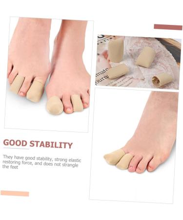 Healifty 8 Pcs Silicone Gel Toe Sleeves Set - Breathable Toe Protectors for Big Toe - Elastic and Comfortable Toe Tubes - Toe Caps for Toe Scuffs - Split Toe Covers Included - Buy Online on GoSupps.com