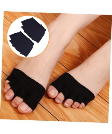 Men's Comfort Cushion Sandals - 4 Pairs | Open Toe Slipper Socks & Women's Cotton Half Socks - Buy Online on GoSupps.com