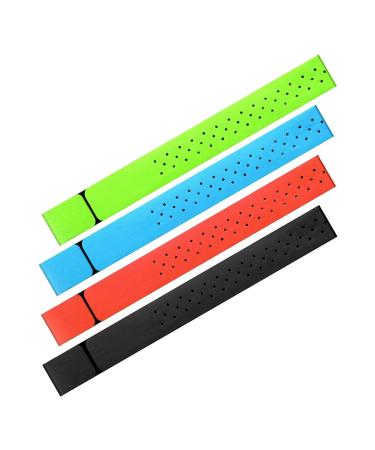 Carriere 4 Pack Heart Rate Monitor Bracelet Adjustable 14.2 14.2 Inch