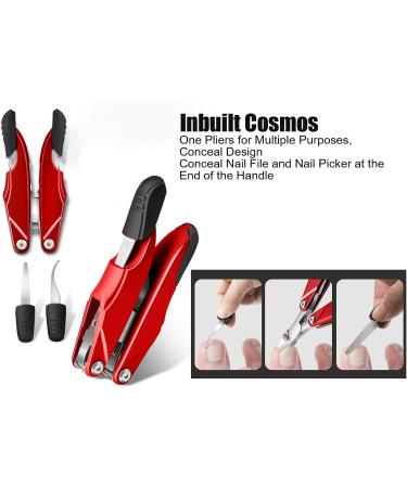 Toenail Clippers Multifunctional No Cracking Nail Clippers Antisplash Physical Polishing for Man for Household for Adult for Bedroom for Nail Shop - Buy Online on GoSupps.com