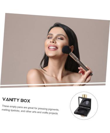 Beavorty Eyeshadow Palette 20 pcs with Sub Pallette Girls Organizers Vials Refillable Powder Clear Lipstick Aging Eye Highlighters 5x5cmx5pcs Blackx5pcs - Buy Online on GoSupps.com