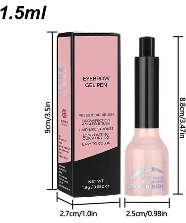 Rrlihjgu Colored Eyebrow Mascara Eyebrow Brush Mascara for Eyebrows Color Pen for Eyebrows Precise Eyebrow Pen Long Lasting Eyebrow Tint Smudge Resistant Eyebrow Pen 02 - Buy Online on GoSupps.com