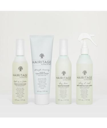 Hairitage Heat Protectant Spray - Protects Up to 450 F | Hydrates & Strengthens All Hair Types - Buy Online on GoSupps.com