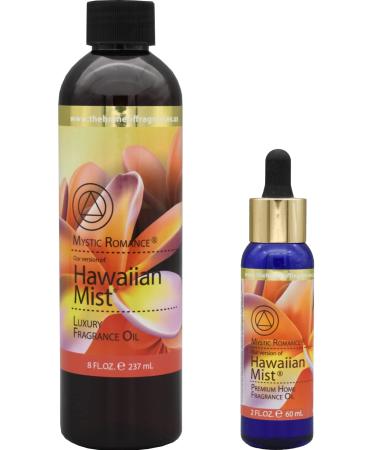 The Home of Fragrances - Set of 2 Bottles of Fragrance Oils - 2oz & 8oz (Hawaiian Mist)