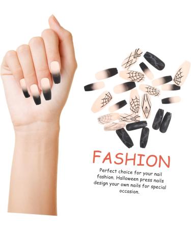 Healeved 1 Set Halloween Fake Nails Manicure False Nail Fake Nails Tips Halloween Fakes Nails Women Fake Nails Nail Decoration Halloween Press on Nails Manicures Charm Manicure Patch Abs - Buy Online on GoSupps.com