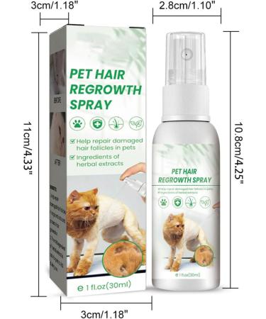 Cat Detangler Spray for Matted Hair Leave In Hair Conditioner Spray Pet Supplies for Dogs Cats Matted Hair Encourages Hair Regrowth (30ml) Shareed - Buy Online on GoSupps.com