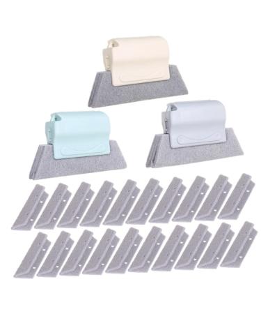 Gleavi 1 set door blinds for door window stamen collector baseboard keyboard brush roller blind for door window screen window cleaner brush sweeper cleaning ball window window