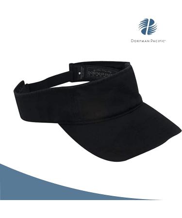 Dorfman Pacific Co. Men's Garment Washed Twill Visor - Navy - Buy Online on GoSupps.com