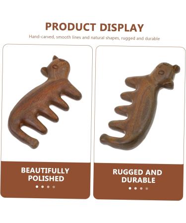 Beaupretty 1st Kitten Gr ner Sandelwood Comb - Face & Scalp Massage Brush for Ultimate Relaxation | International Shipping Available - Buy Online on GoSupps.com