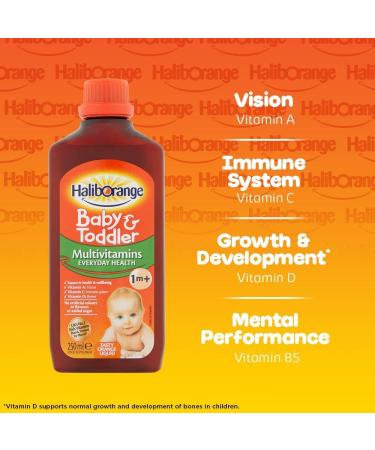 Haliborange Natural Orange Multivitamin Liquid - Boost Your Health with Essential Vitamins - Buy Online on GoSupps.com
