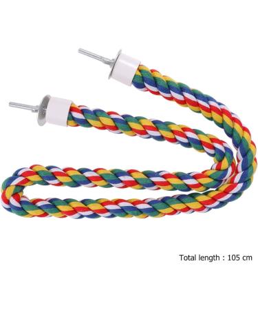 ULTECHNOVO 105cm Chicken Swing Rope Perch for Parrots - Bird Climbing Stand & Toy for Parakeets, Cockatiels, Conures, Macaws - Buy Online on GoSupps.com