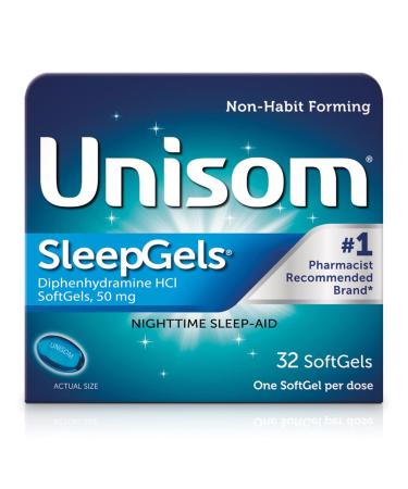 Unisom SleepGels Nighttime Sleep Aid - 32 Softgels