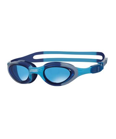 Zoggs Kids Super Seal Junior Swimming Goggles for Children 6-14 years Blue/Camo/Tint