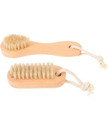 minkissy Wooden Face Cleansing Brush for Facial Exfoliation Dry Brush for Face Care Exfoliating Face Brush Skin Scrubber - Buy Online on GoSupps.com