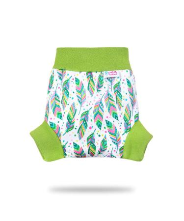 Petit Lulu Pull Up Cloth Nappy Wrap | Size S | Washable Diaper Wrap | Reusable Cloth Nappies | Made in Europe (Indian Summer)