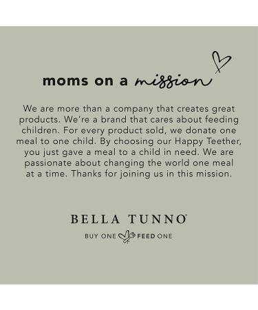 Bella Tunno Happy Teether for Girls - Non-Toxic BPA Free Teething Ring | Soothe Gums with Easy Grip Silicone Toy - Buy Online on GoSupps.com