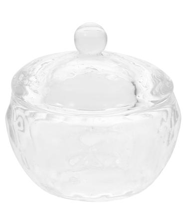 UPKOCH Decor Nail Dish Bowl with Lids Nail Art Accessories Nail Dish with Lid Nail Cups Dappen Dish for Acrylic Nails Nail Accessories Nail Liquid Holder Nail Art Dish Glass Manicure Tool
