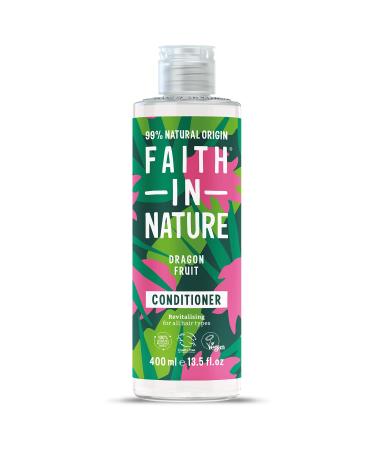 Faith In Nature Natural Dragon Fruit Conditioner Revitalising Vegan & Cruelty Free No SLS or Parabens for All Hair Types 400ml Dragon Fruit 400 ml (Pack of 1)
