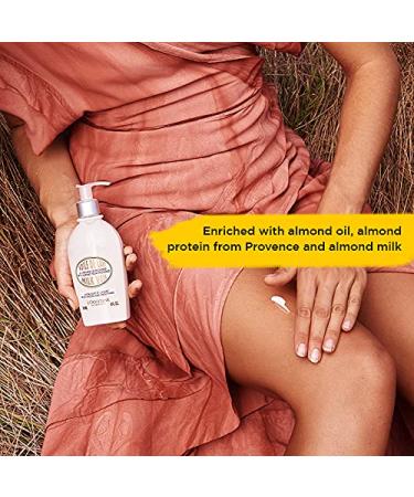 L'Occitane Almond Milk Veil Body Lotion - Hydrating Skin Formula 8 fl. Oz - Buy Online on GoSupps.com