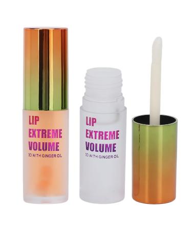 2pcs 4.5g Lip Plumper Plant Extraction Moisturizing Reduce Fine Lines Lip Plumping Gloss